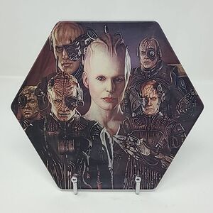 Star Trek First Contact Collector Plate "Borg Are Back" Hamilton Collection